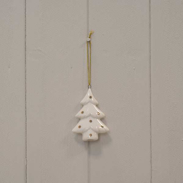 Glazed Ceramic Hanging Tree L5.1xW2.2xH7.7cm