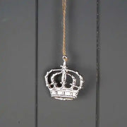 Hanging Metal Crown L6xH6cm