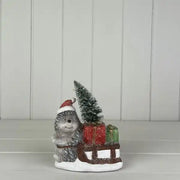 Ceramic hedgehog deco with light  size L12.5 xW7 xH15.5  Weight-28g