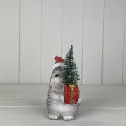 Ceramic hedgehog deco with light  size L9.5 xW9 xH16 Weight-27g