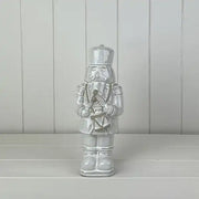 Glazed Ceramic Nutcracker Ornament With Textured Detail L10xD8.5xH25.5cm  Weight-742g