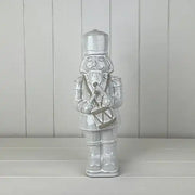 Glazed Ceramic Nutcracker Ornament With Textured Detail L11.5xD11.3xH32.5cm  Weight-1071g