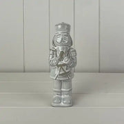 Glazed Ceramic Nutcracker Ornament With Textured Detail L7.2xD6.5xH20.5cm  Weight-464g