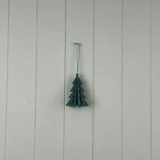 Green 3D Christmas Tree Dia7cm H10cm
