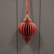 Hanging Handmade Burgundy Lantern Paper Decoration