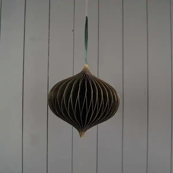 Hanging Handmade Green Teardrop