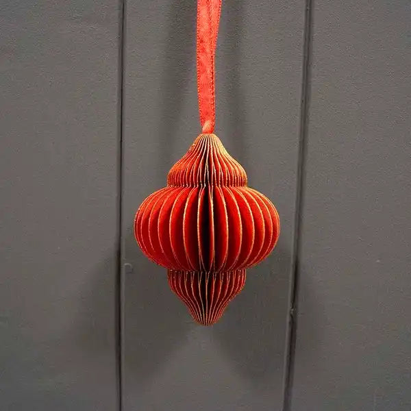 Hanging Handmade Red Lantern Paper Decoration