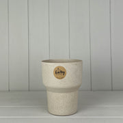 Earthy Natural Bamboo Minimalist Orchid Pot (13cm) H15.3cm D13cm  Weight-1540g