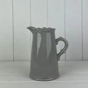 Grey Jug with Decorative Rim TL15.5cm H19cm B11.5cm