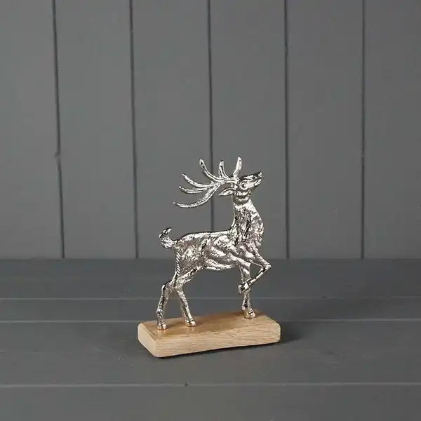 Metal Reindeer L11.5xW5xH17.5cm