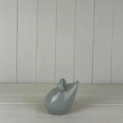 Grey Ceramic mouse  size 9.5x7.4x9.2cm