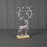 Metal Reindeer L17.5xW5xH27cm