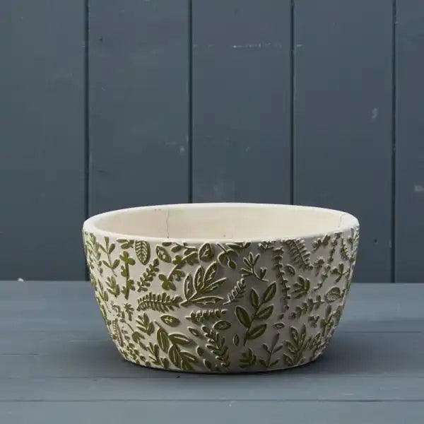 Green Leaf Bowl TD20cm H9.8cm B14.3cm