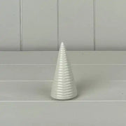 Glazed Ceramic Tree Ornament With Textured Detail L4.8xD4.8xH9.8cm  Weight-60g