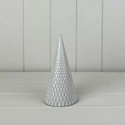 Glazed Ceramic Tree Ornament with Textured Detail L8.1xD8.1xH16.6cm Weight-260g