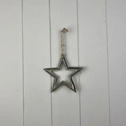 Metal Hanging Star 12cm