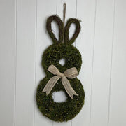 Moss And Salim Hanging Rabbit Wreath 47x22.5x6cm
