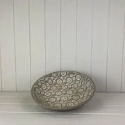 Large Patterned Concrete Plate e D30 x H6 cm