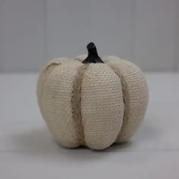 Fabric pumpkin (10cm) 10x10x9cm