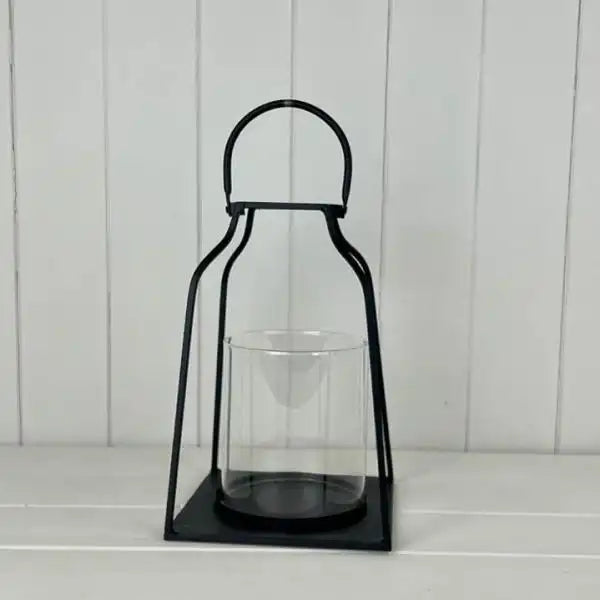 Metal Lantern L16.5xD16.5xH24.5cm  Weight-750g