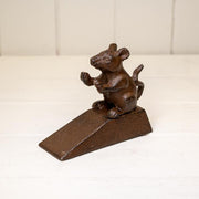 Cast Iron Mouse Door Stopper 12x5x10cm