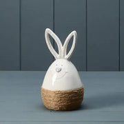 Ceramic Rabbit Egg H17.5 W9 D9