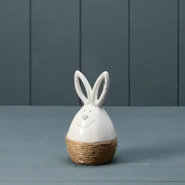 Ceramic Rabbit Egg H13.5 W7.5 D7.5