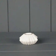 Ceramic Candle Holder L7.5xW6xH3.5cm
