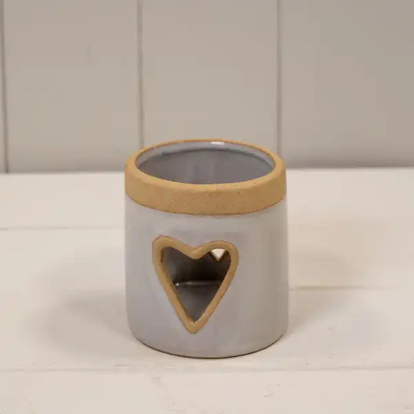 Ceramic Heart Tealight L8xW8xH8cm  Weight-