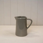Large Grey Ceramic Jug  TD10.5cm H18cm B14.8cm