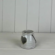 Ceramic Tealight Holder with Heart Cut Out L8xW7.8xW7.8cm Weight-234g