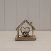 Metal House Tealight L14.5xW7.5xH15cm