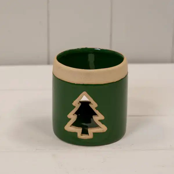 Ceramic Tree Tealight L8xW8xH8cm  Weight-218g