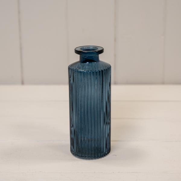 Blue Glass Bottle D5.2 x H13.2cmÂ  Weight-520g