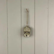 Beige Mottle Ceramic Hanging House Decoration L5.5xD3.5xH7cm  Weight-66g