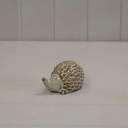 Beige Mottle Ceramic Hedgehog Decoration L9xD6xH5cm  Weight-110g