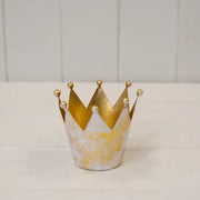 Gold Antique Crown 9x9x7.5cm