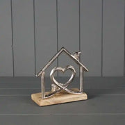 Metal House Tealight L17xW7.5xH17cm