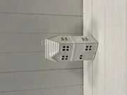 Medium Glazed Ceramic LED Townhouse. 6 Hour Timer