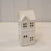 Small Glazed Ceramic LED Townhouse. 6 Hour Timer