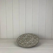 Small Patterned Concrete Plate D25 x H3