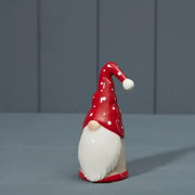 Red and White Ceramic Santa L6.2xD6.2xH12.3cm
