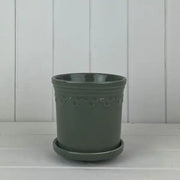 Sage Saucer Pot D13cm H11.5cm  Weight-558g