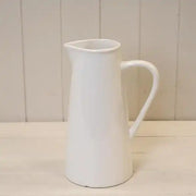 White Ceramic Jug H25cm x L20cm x TD14.5cm