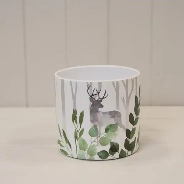 Woodland Stag Pot TD13.8cm H12.5cm L13.8cm W13.8cm Weight-138g