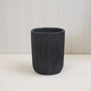 Slate Grey Cylinder Pot TD16.5cm H21cm