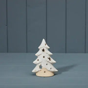 Ceramic Tree Tealight Holder W8.5xD5xH12.5cm