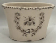 Ceramic Bee planter L23cm W12cm H16cm
