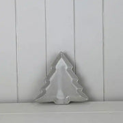 Glazed  Ceramic Tree Dish with Textured Detail L21.4xD2.8xH20.6cm Weight-389g