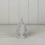 Glazed Ceramic Christmas Tree Ornament with Textured Detail L9xD3xH13.5cm  Weight-198g